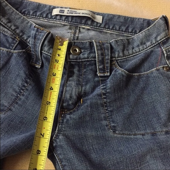 Gap original low rise boot cut jeans inseam 28 - Picture 4 of 8
